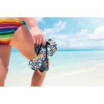 DO MEL Sublimation beach slippers Black