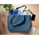 RESPECT COLOURED Canvas Recycled bag 280 gr/m² Aztec blue