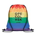 Rainbow RPET drawstring bag Multicolor