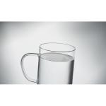 LISBO Glasbecher mit Kork 400ml Transparent