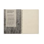 GRASS BOOK DIN A5 Notizbuch Graspapier Beige