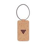 OVALIS Cork luggage tag Fawn