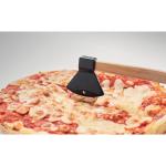 ZAZA Pizza cutter bamboo handle Black