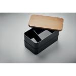 BAAKS Lunch box in PP and bamboo lid Black