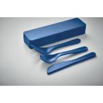 RIGATA Cutlery set recycled PP Aztec blue