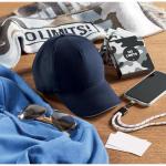 LONG BEACH SINGA 5 panel baseball cap Blue/white