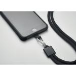 NONETTE RPET Phone holder lanyard Black