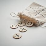 TOPOS Tic-Tac-Toe Spiel Beige