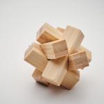 CUBENATS Bamboo brain teaser star shape Timber