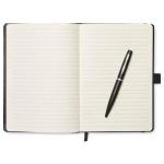NOTAPLUS A5 notebook with pen 72 lined Black
