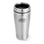 RODEODRIVE Double wall travel cup 400ml Flat silver