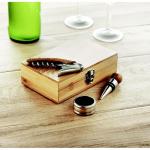 SONOMA Wine set in bamboo box Timber