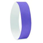  TYVEK One sheet of 10 wristbands Purple