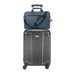 STOCKHOLM Laptop bag in 2 tone 360d Aztec blue