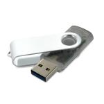 USB Stick Clip halb transparent 3.0 Transparent | 8 GB USB3.0