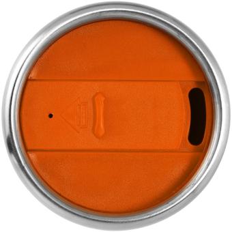 Elwood 410 ml Isolierbecher, silber Silber, orange