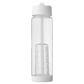 Tutti frutti 740 ml Tritan™ Sportflasche mit Infuser Transparent weiß
