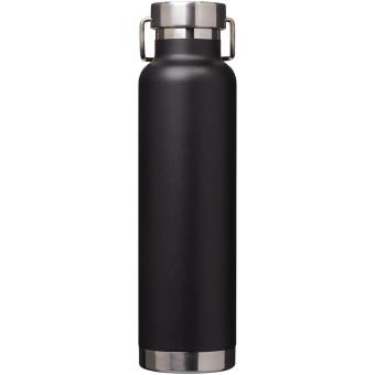 Thor 650 ml copper vacuum insulated sport bottle Black