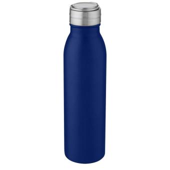 Harper 700 ml Sportflasche aus Edelstahl mit Metallschlaufe Mittelblau