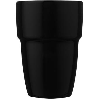 Staki 4-piece 280 ml stackable mug gift set Black