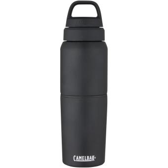 CamelBak® MultiBev vacuum insulated stainless steel 500 ml bottle and 350 ml cup Black