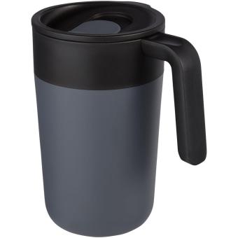 Nordia 400 ml double-wall recycled mug 