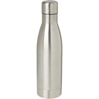 Vasa RCS-zertifizierte Kupfer-Vakuum Isolierflasche aus recyceltem Edelstahl, 500 ml Silber