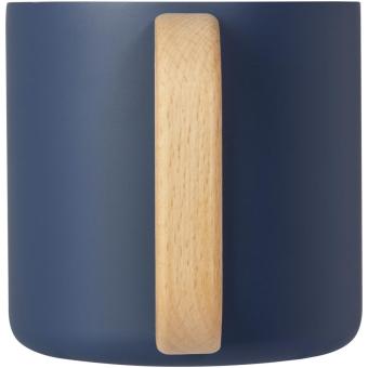 Bjorn 360 ml RCS certified recycled stainless steel mug with copper vacuum insulation Dark blue