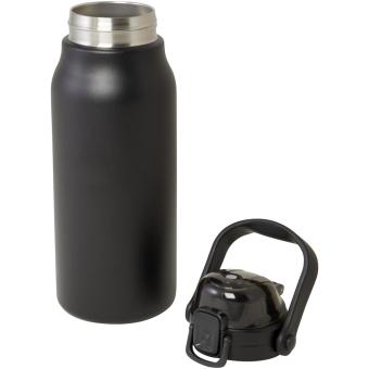 Giganto 1600 ml RCS certified recycled stainless steel copper vacuum insulated bottle Black