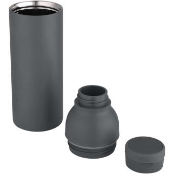 Illuminate 650 ml RCS recycled stainlesss steel double wall insulated water bottle Gray