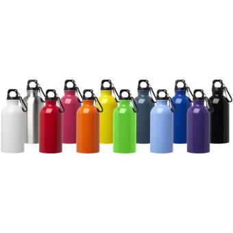 Oregon 400 ml RCS certified single wall stainless steel water bottle with carabiner Apple green