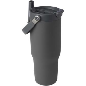 Bronx 900 ml RCS recycled stainless steel copper vacuum insulated tumbler with dual function lid Convoy grey