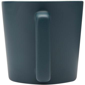 Cali 370 ml ceramic mug with matt finish Dark blue