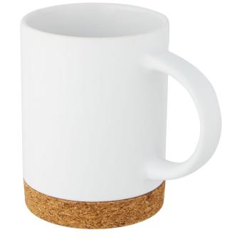 Neiva 425 ml Keramiktasse mit Korkboden Weiß