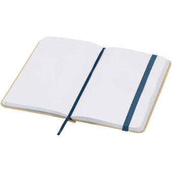 Reed A6 recycled hard cover notebook with plain pages Ocean