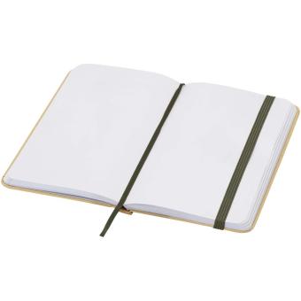 Reed A6 Hardcover Notizbuch, blanko, aus recyceltem Material Waldgrün