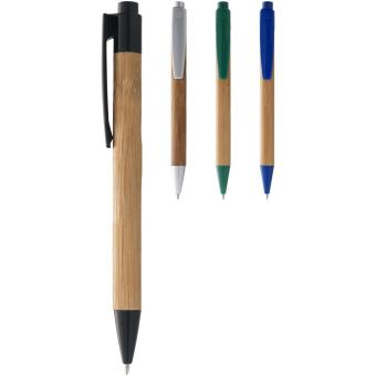 Borneo bamboo ballpoint pen (black ink), nature Nature,green