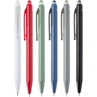 Glen RCS recycled bi-injected ballpoint pen (blue ink) Convoy grey