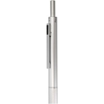 Tine 4-in-1 RCS recycled stainless steel ballpoint pen Silver