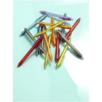 Vancouver recycled PET ballpoint pen (black ink) Transparent