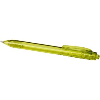 Vancouver recycled PET ballpoint pen Transparent lime