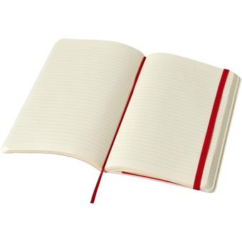 Moleskine Classic L soft cover notebook - ruled Coral red