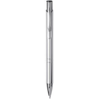 Moneta anodized aluminium click ballpoint pen (blue ink) 