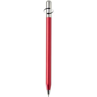 SMART recycled aluminium twist ballpoint pen (black ink) Red