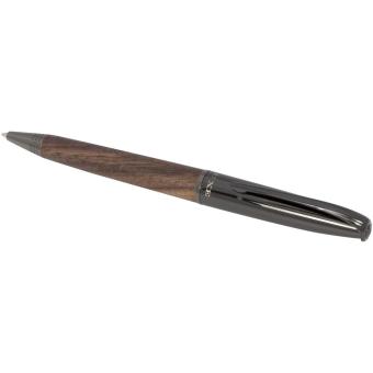 Loure wood barrel ballpoint pen (black ink) Black/brown