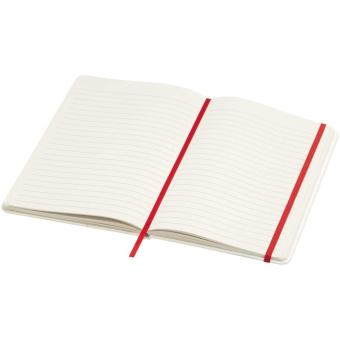 Bass A5 recyceltes Notizbuch, liniert Rot