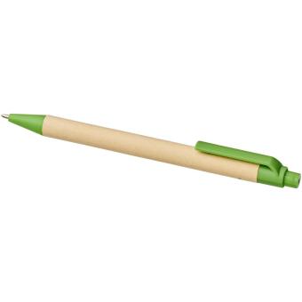 Berk Kugelschreiber aus recyceltem Karton und Mais Grün