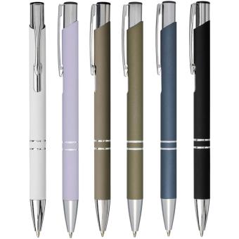 Moneta soft touch ballpoint pen (black ink) Lilac