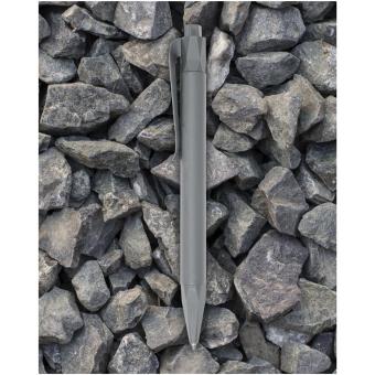 Terra corn plastic ballpoint pen (blue ink) Convoy grey