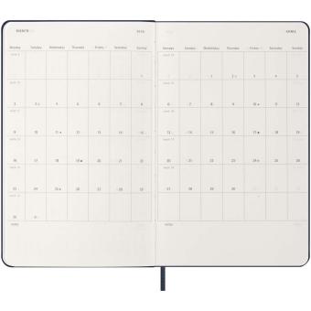Moleskine Hardcover 12 Monate Wochenkalender L Saphir